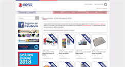 Desktop Screenshot of distribuidoraorfei.com.ar