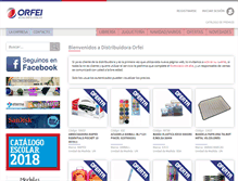 Tablet Screenshot of distribuidoraorfei.com.ar